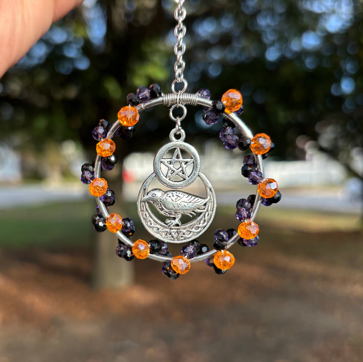 Bewitched Nevermore suncatcher