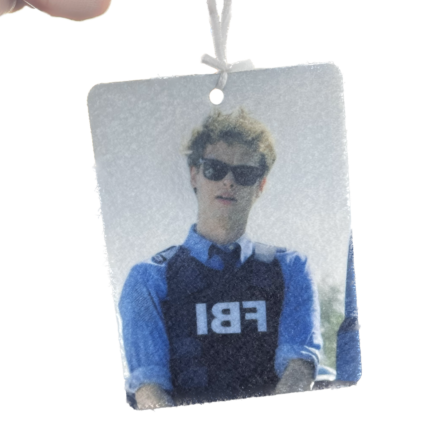Spencer (fbi vest) car freshener