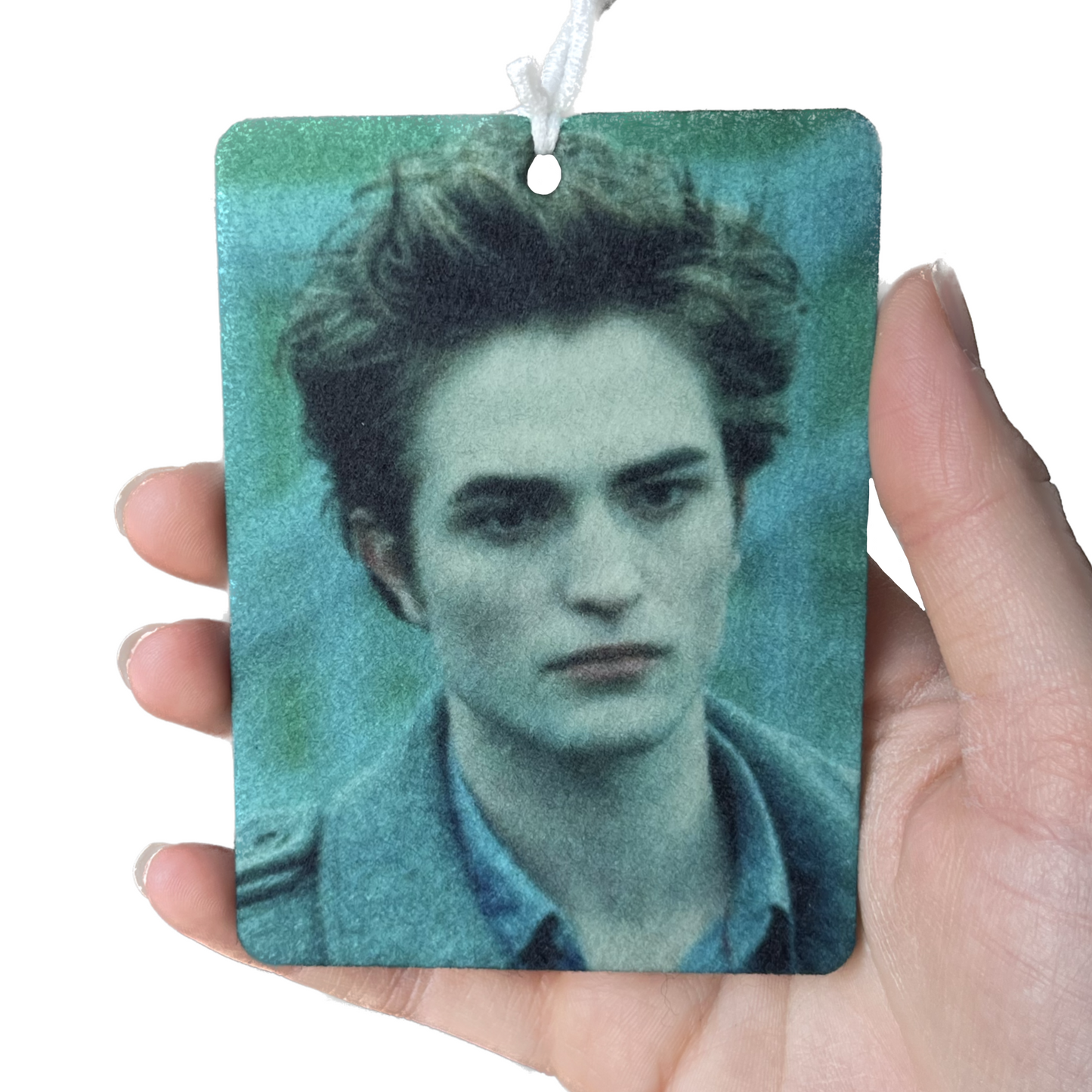 Edward Cullen car freshener (teal)