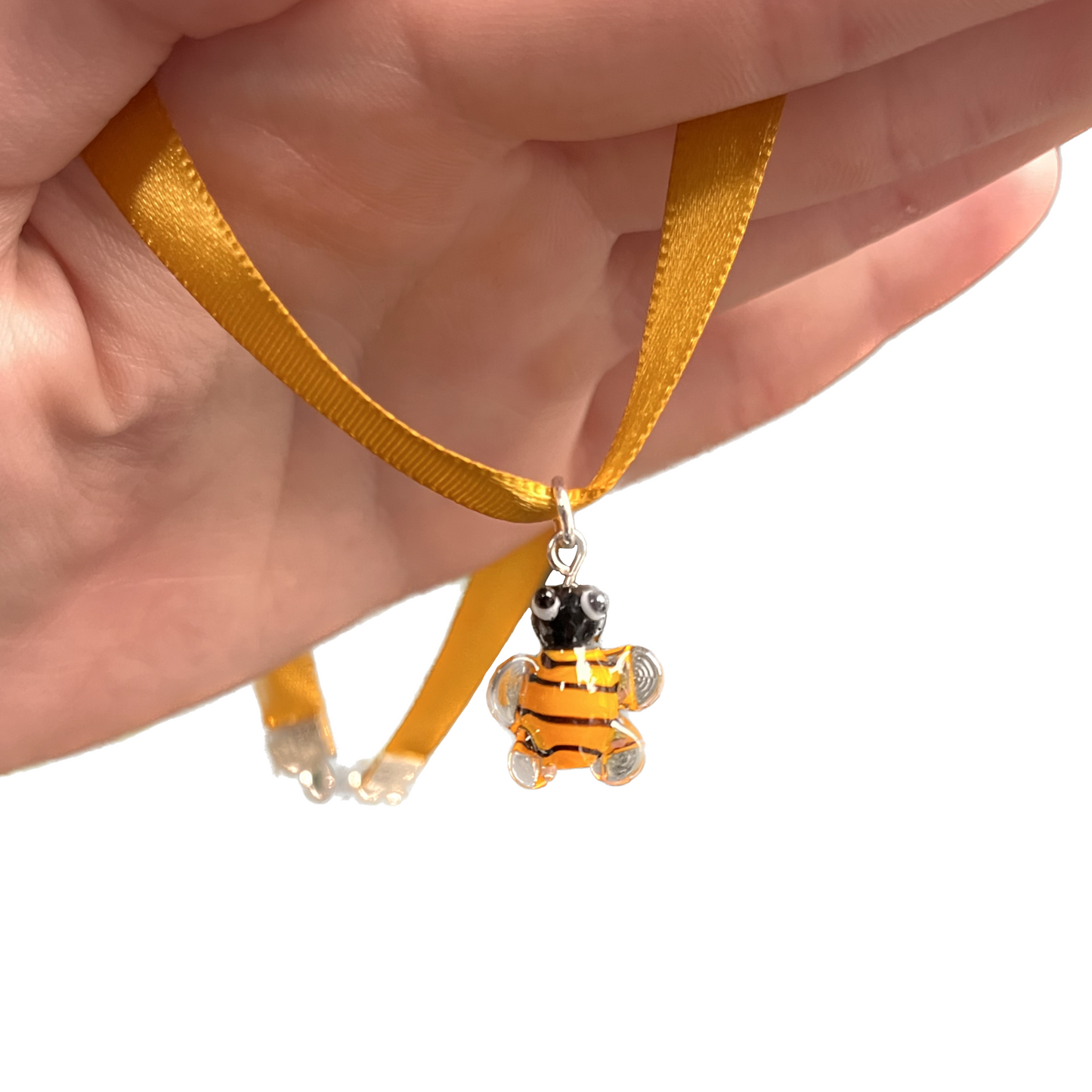 “It’s Honey, I Collected it Myself” ribbon necklace