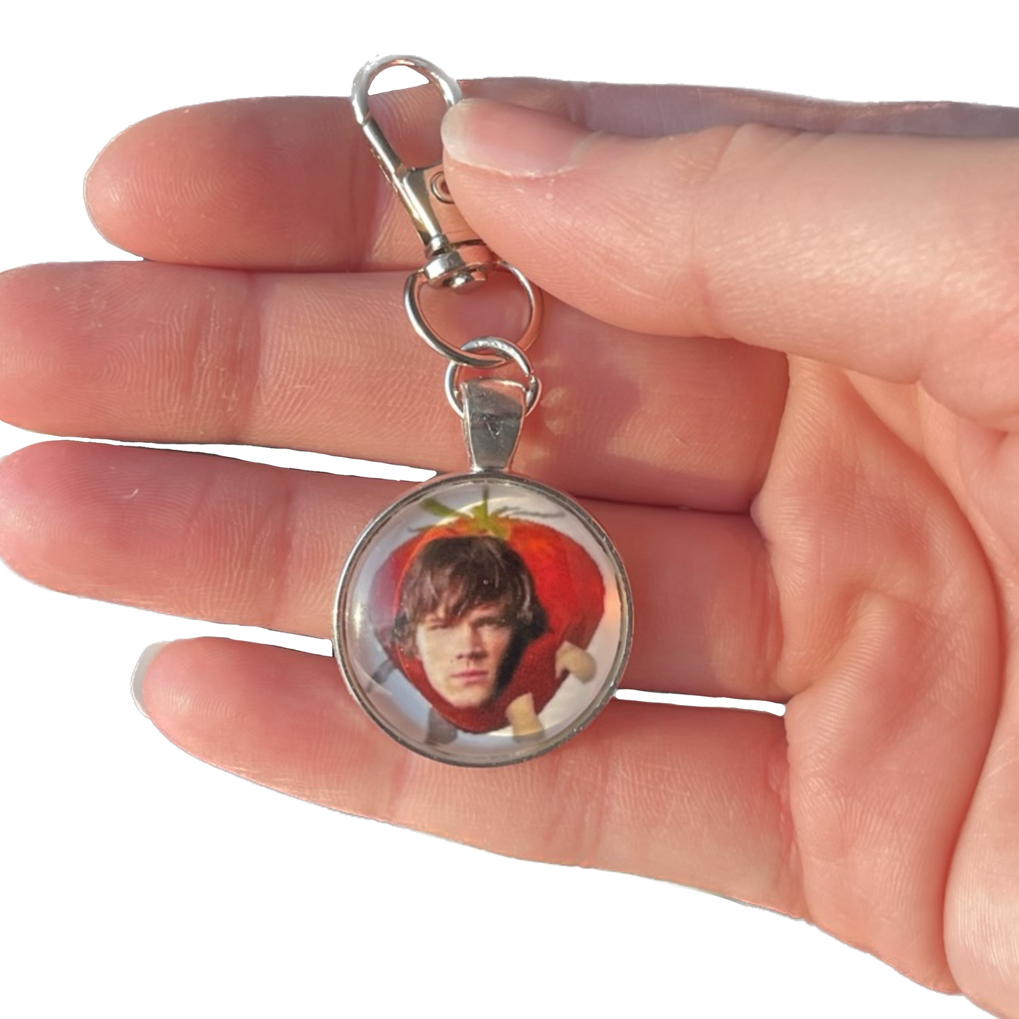 Strawberry Sam keychain