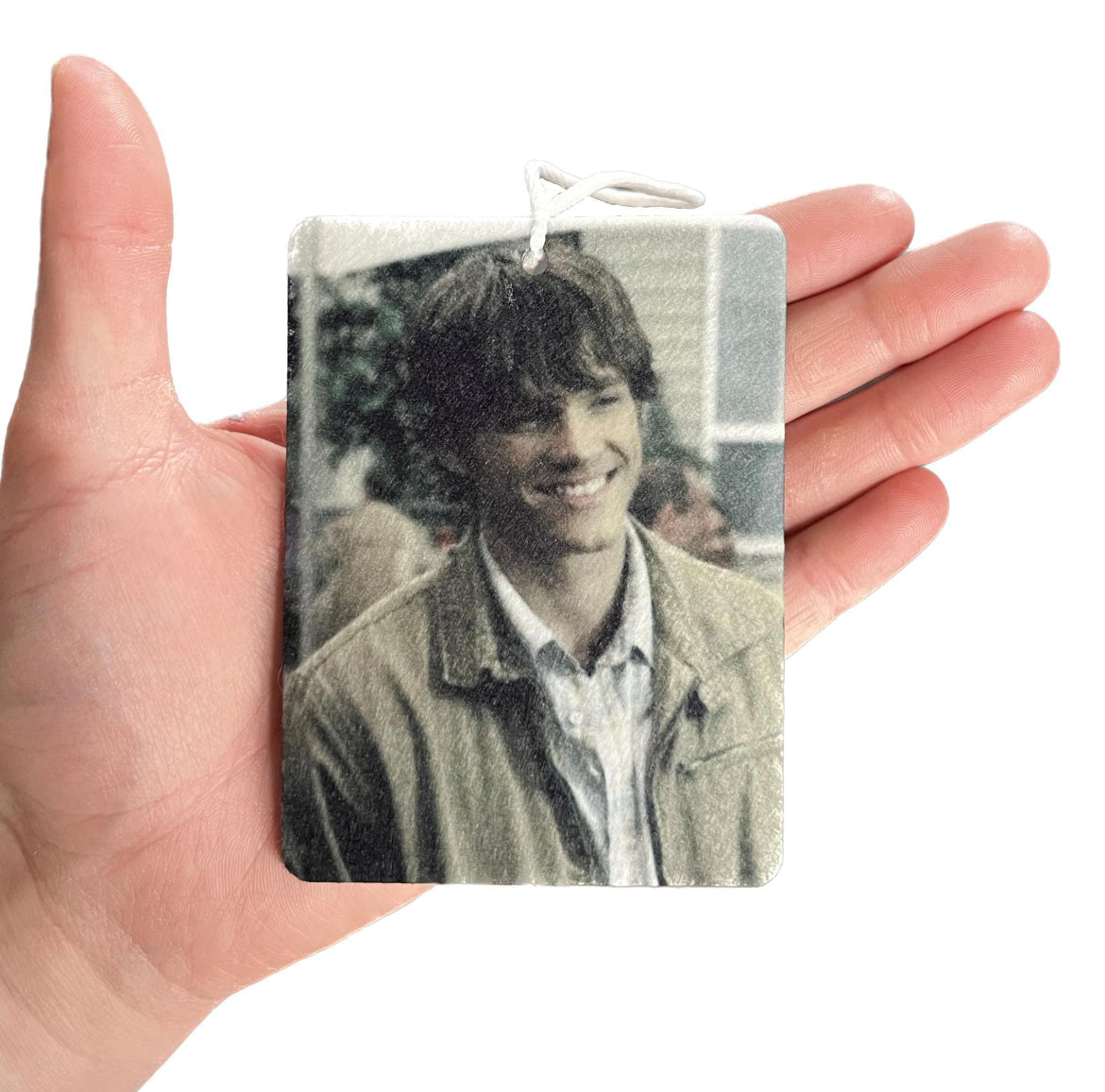 Sam Winchester (smiling) car freshener
