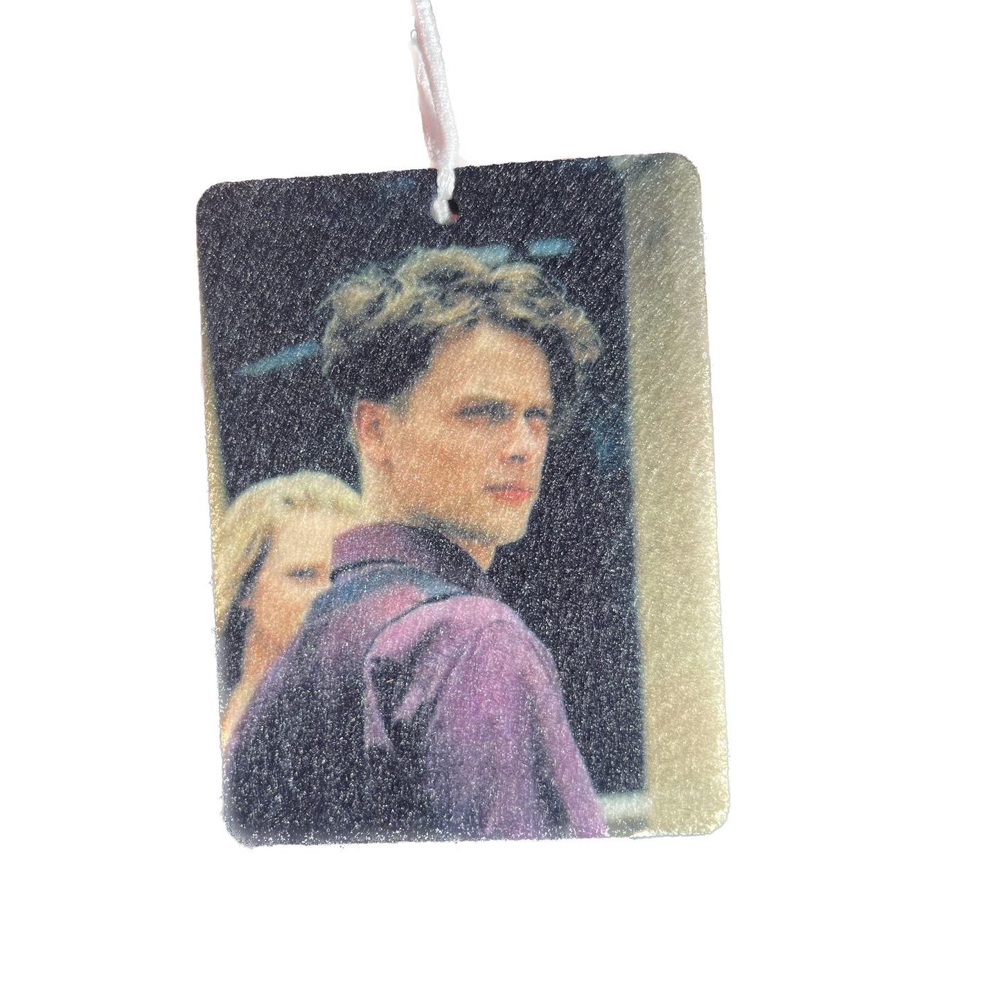 Spencer Reid (purple shirt) car freshener