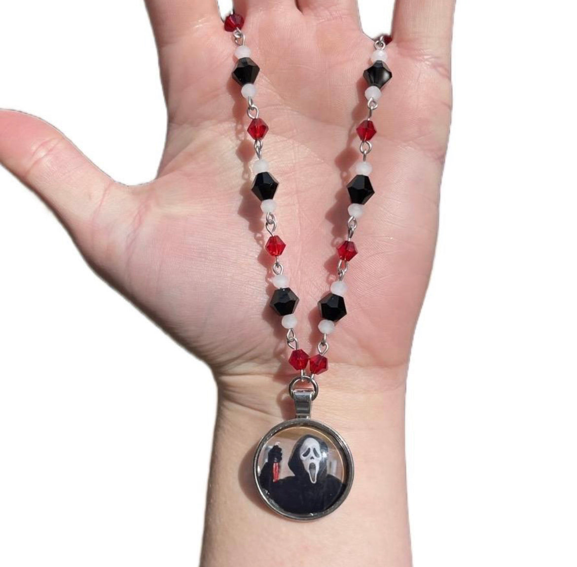 Ghostface necklace
