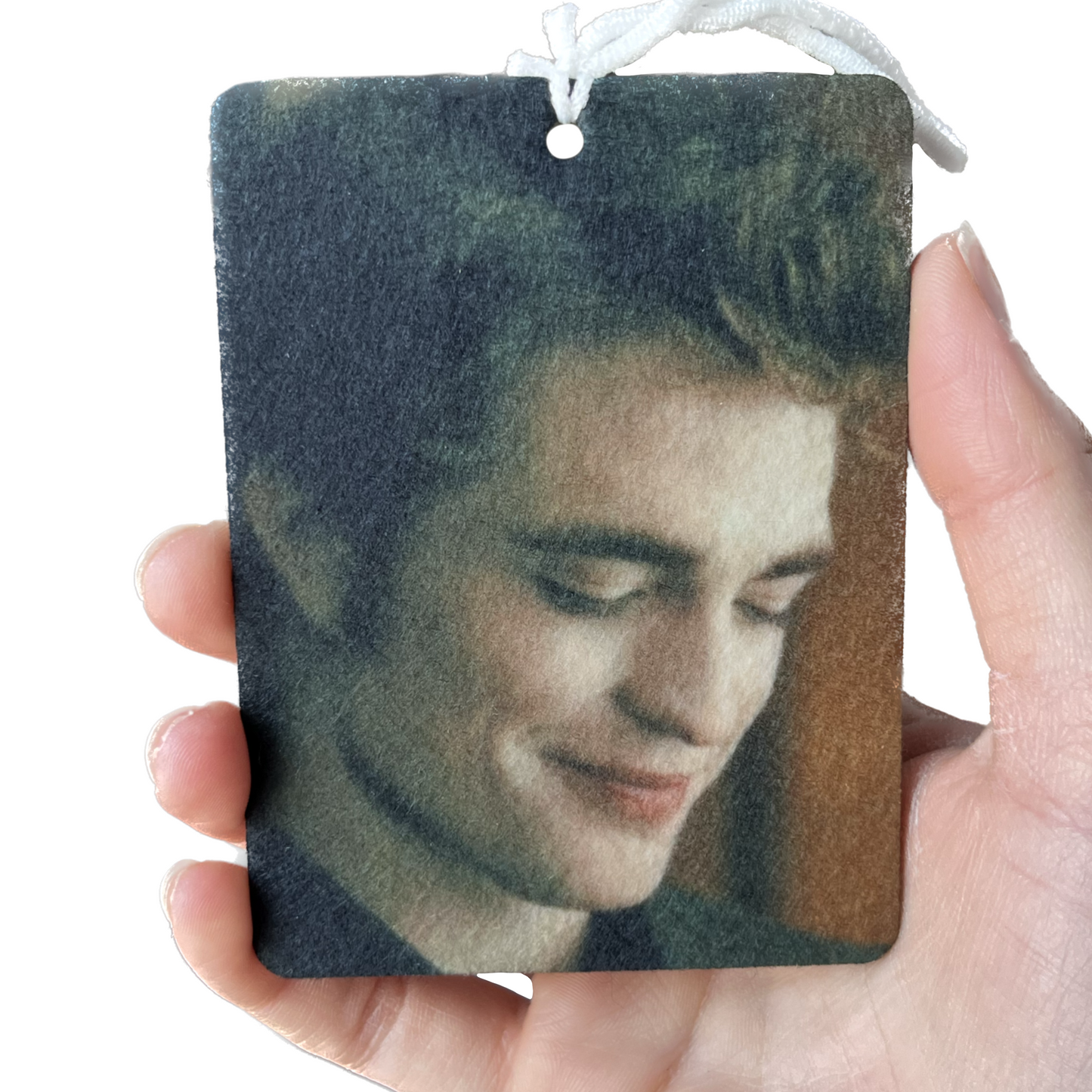 Edward Cullen car freshener (smiling)