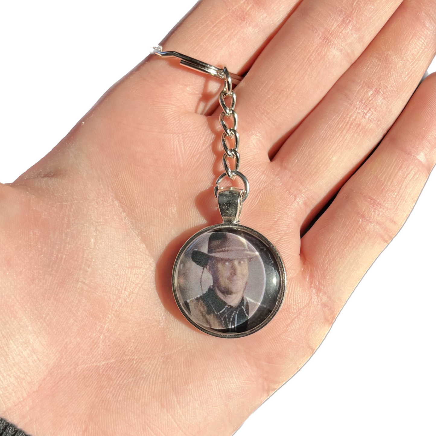 Sam & Dean Cowboys keychain