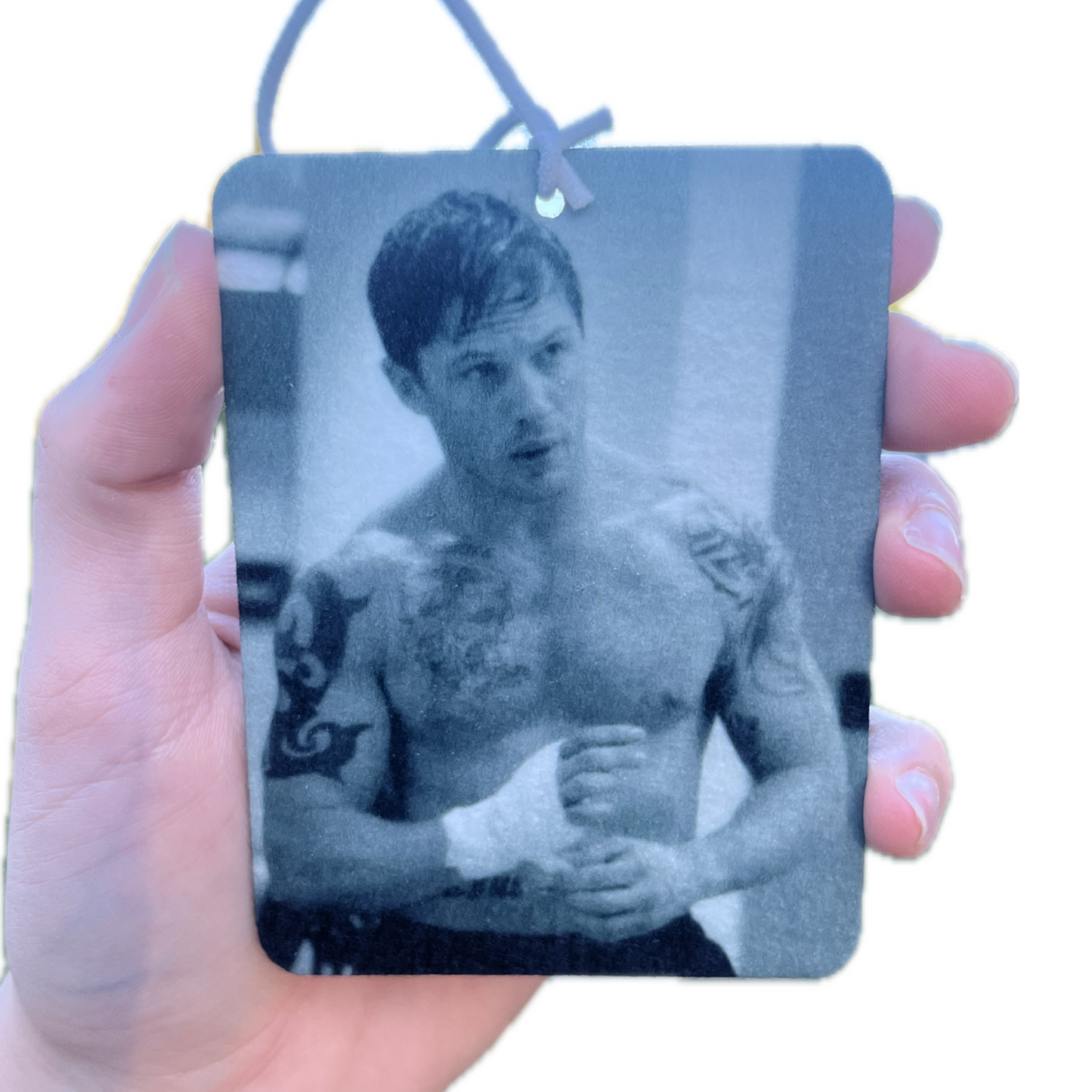 Tom (shirtless) car freshener