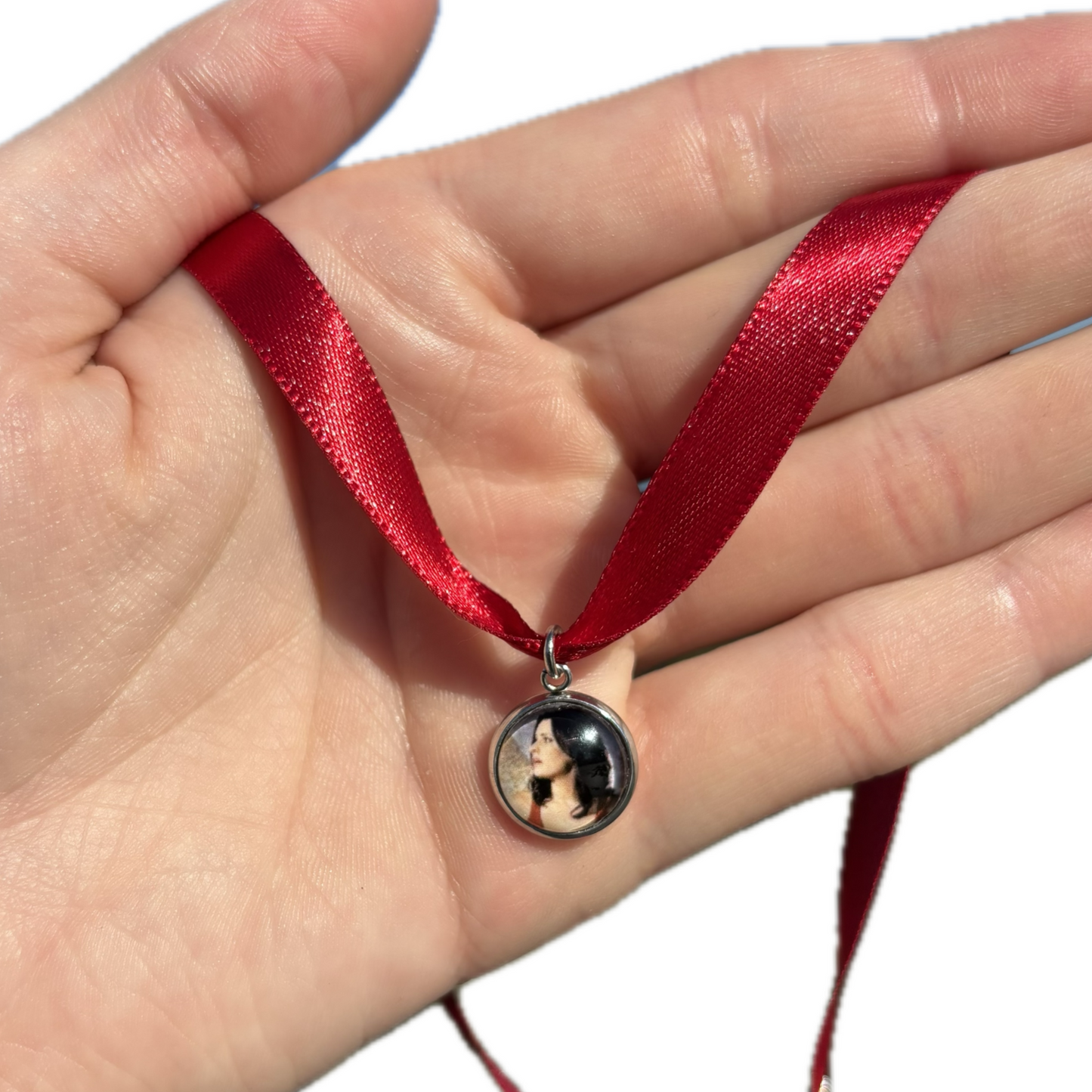 Emily Prentiss ribbon necklace