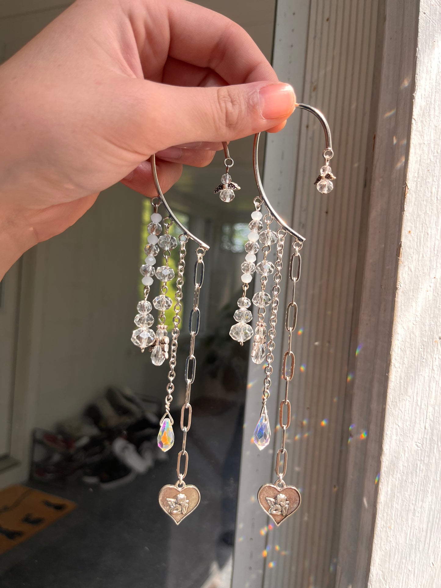 Divine Light ear cuffs