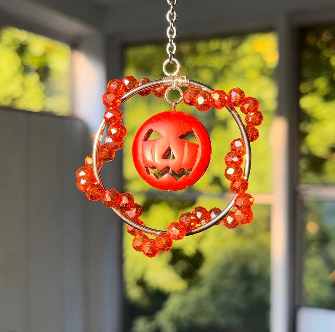 Halloween Sunset suncatcher