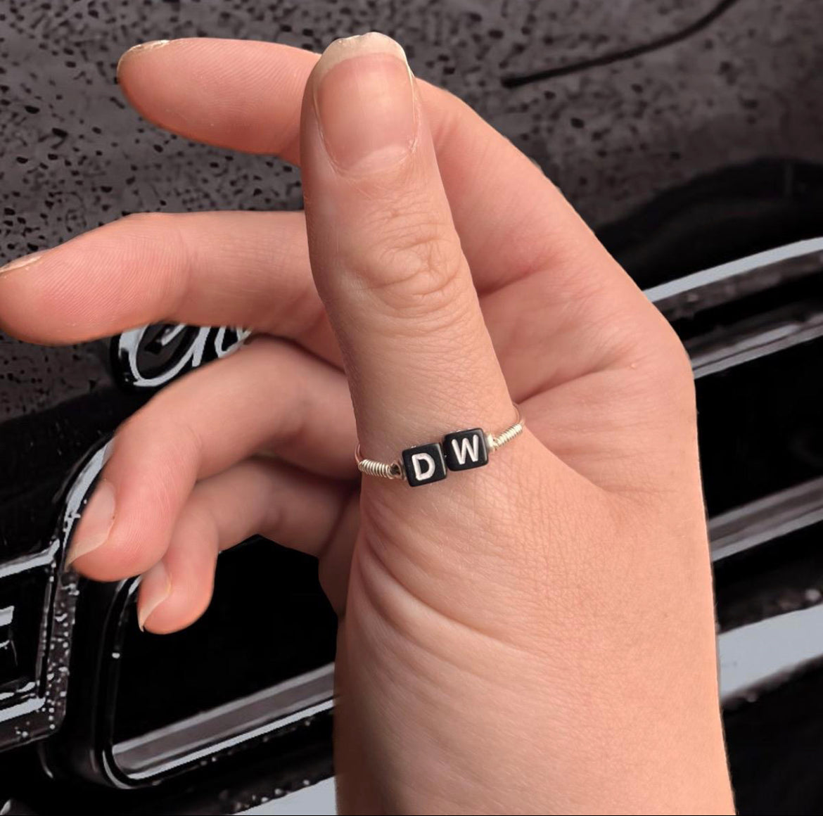 Dean Winchester “DW” letter ring