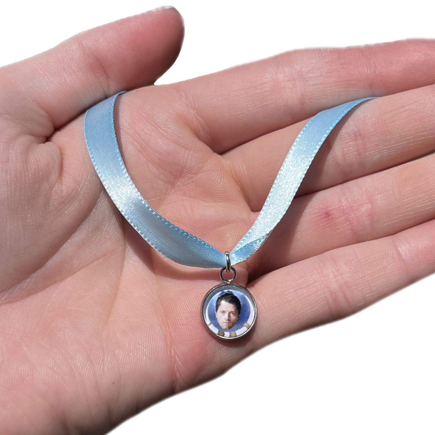 Bluebstiel ribbon necklace