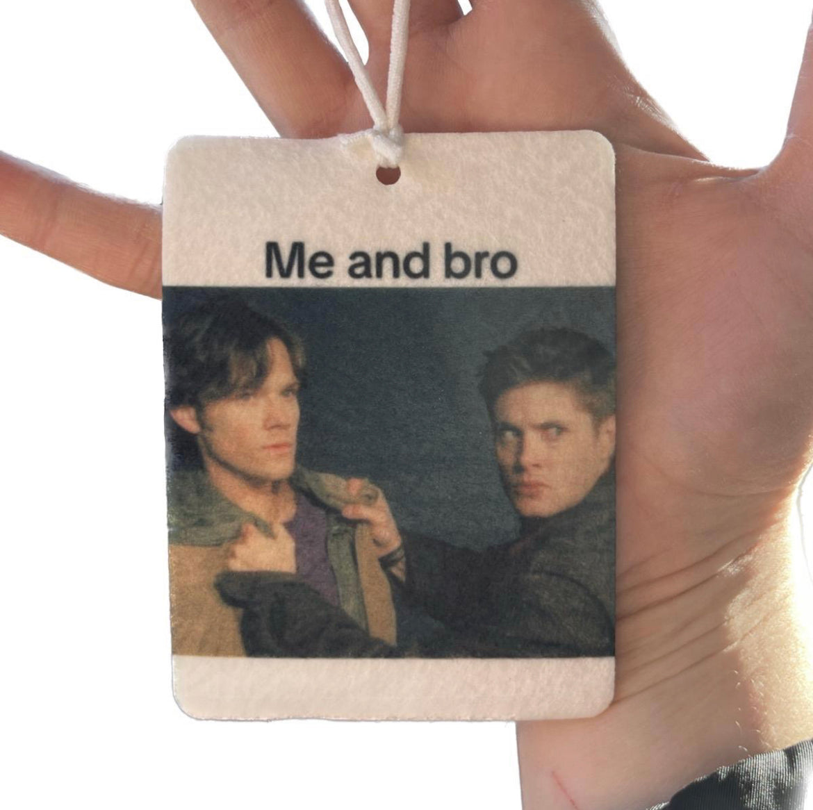 Me & Bro car freshener