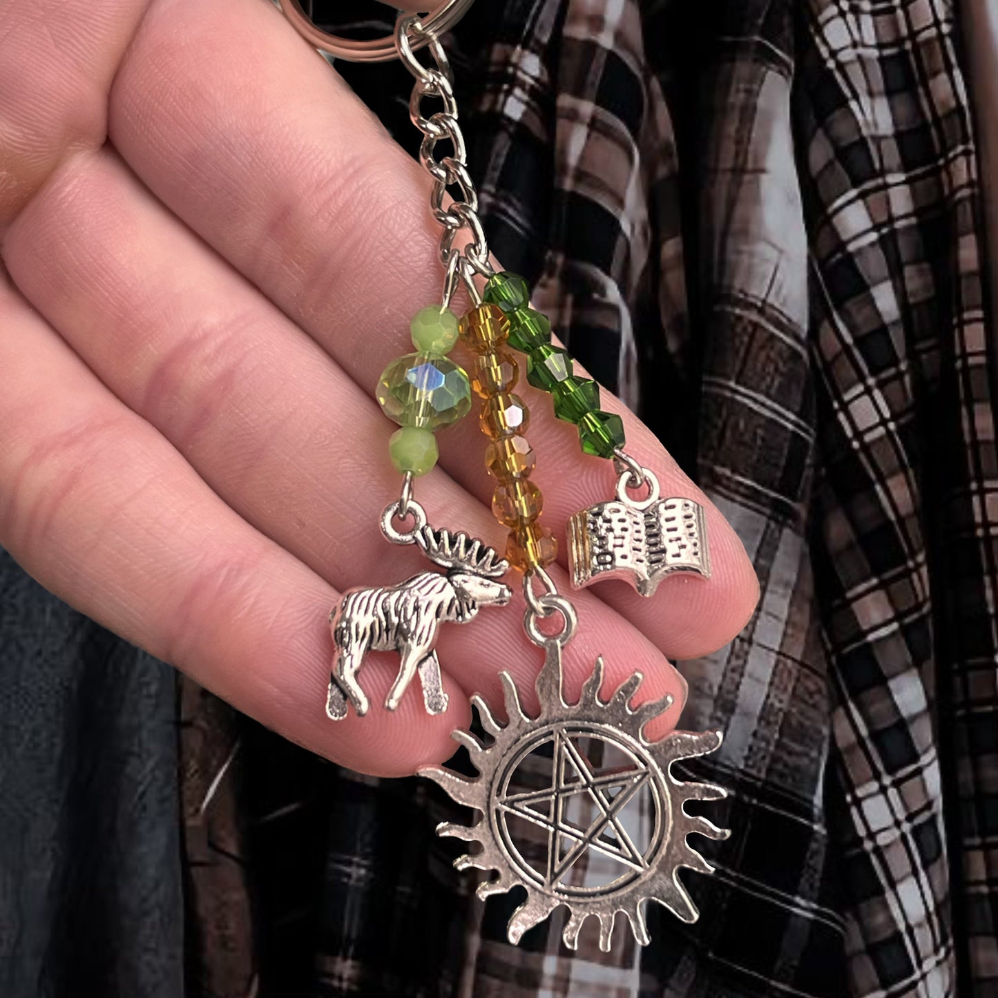 Sam Winchester “Moose” keychain/car charm