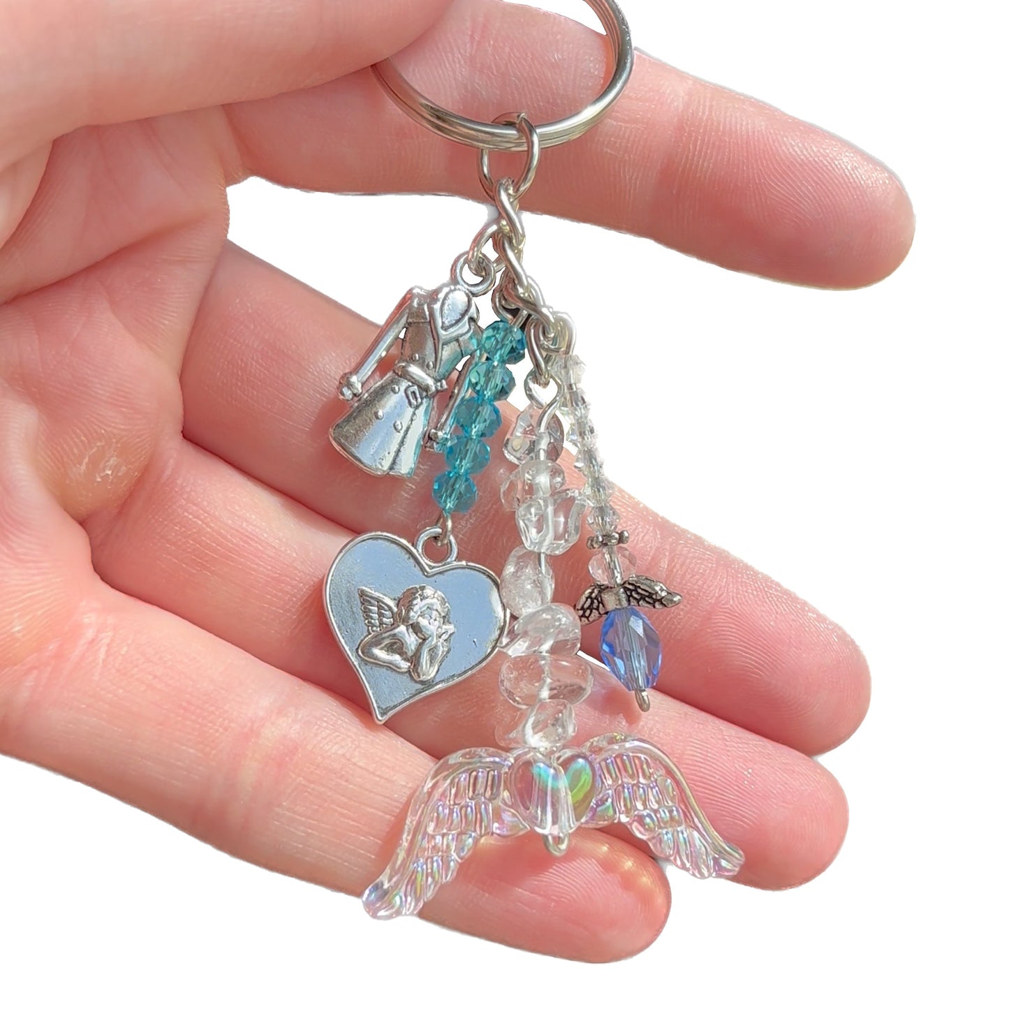 Castiel keychain/car charm