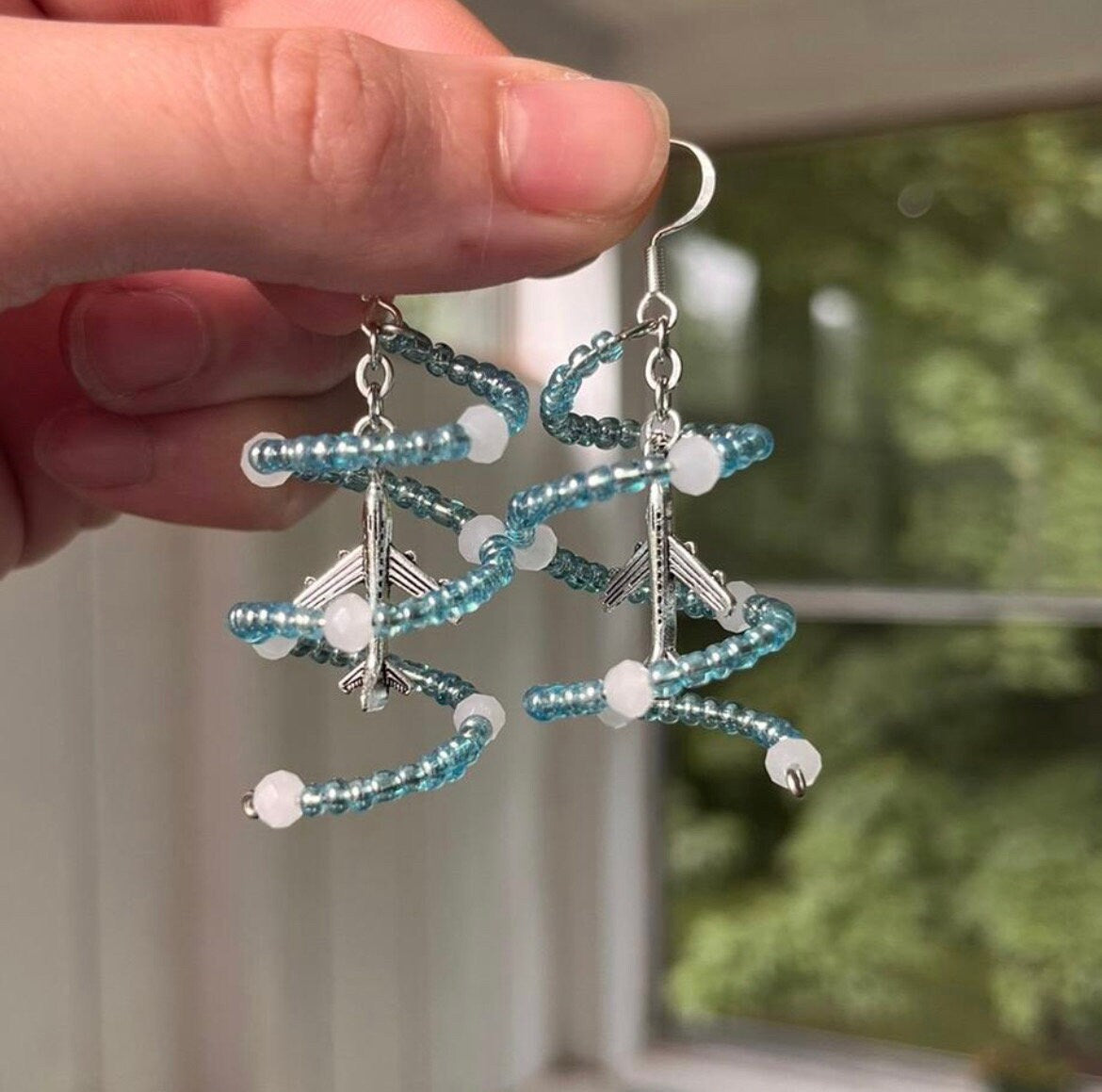 Wheels up in 30 earrings