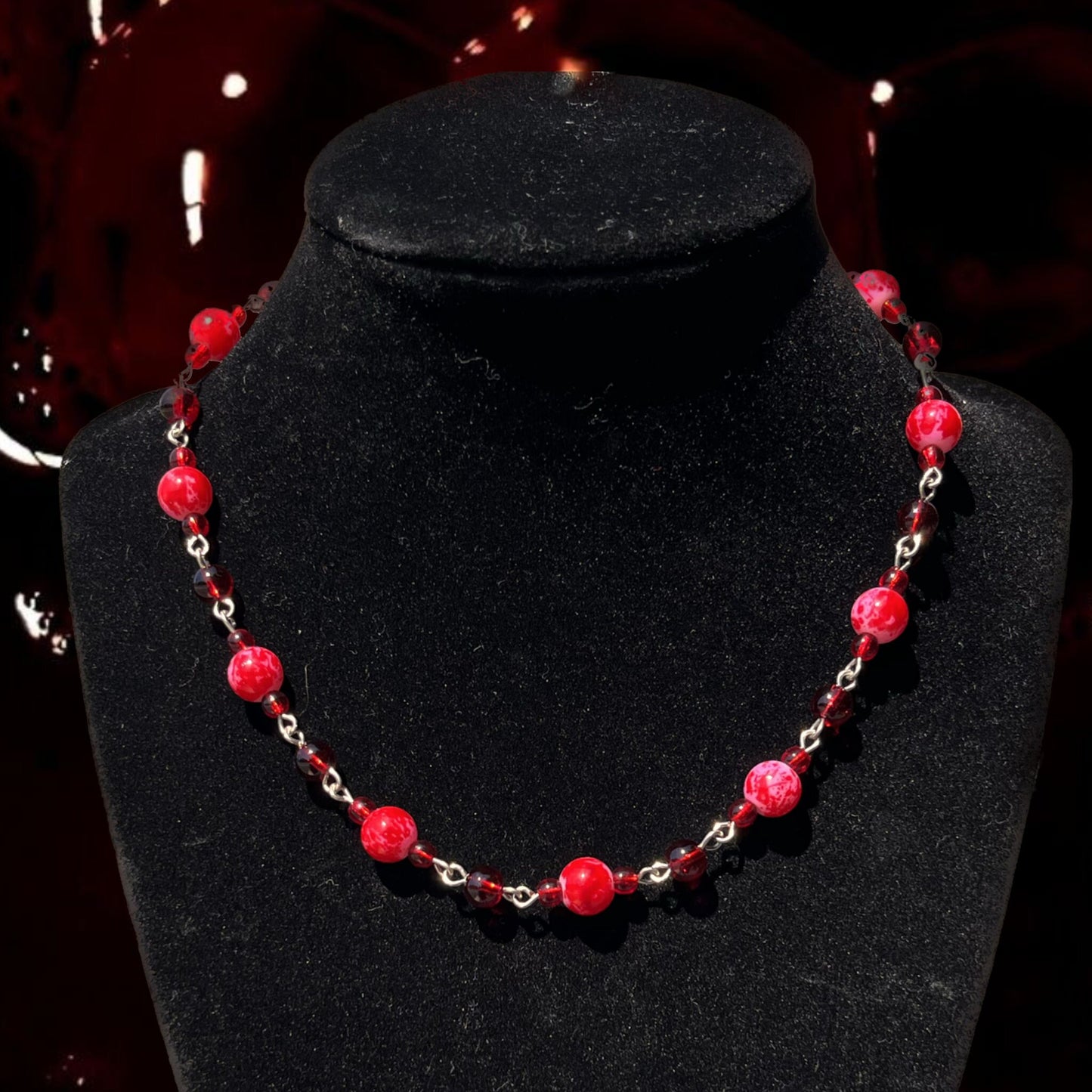 Satellite Spatter necklace - Forensics Collection