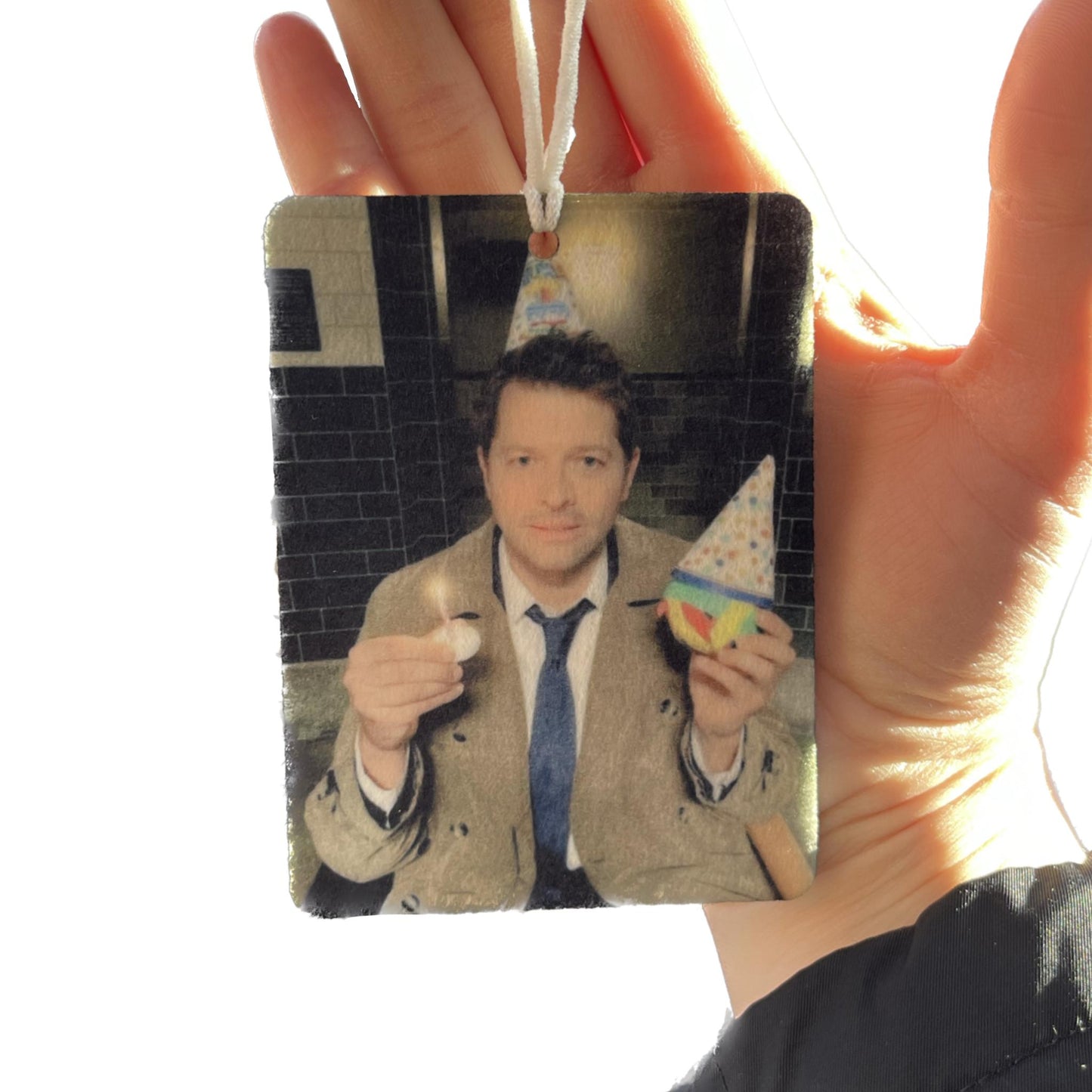 Castiel & Tapeball Birthday car freshener