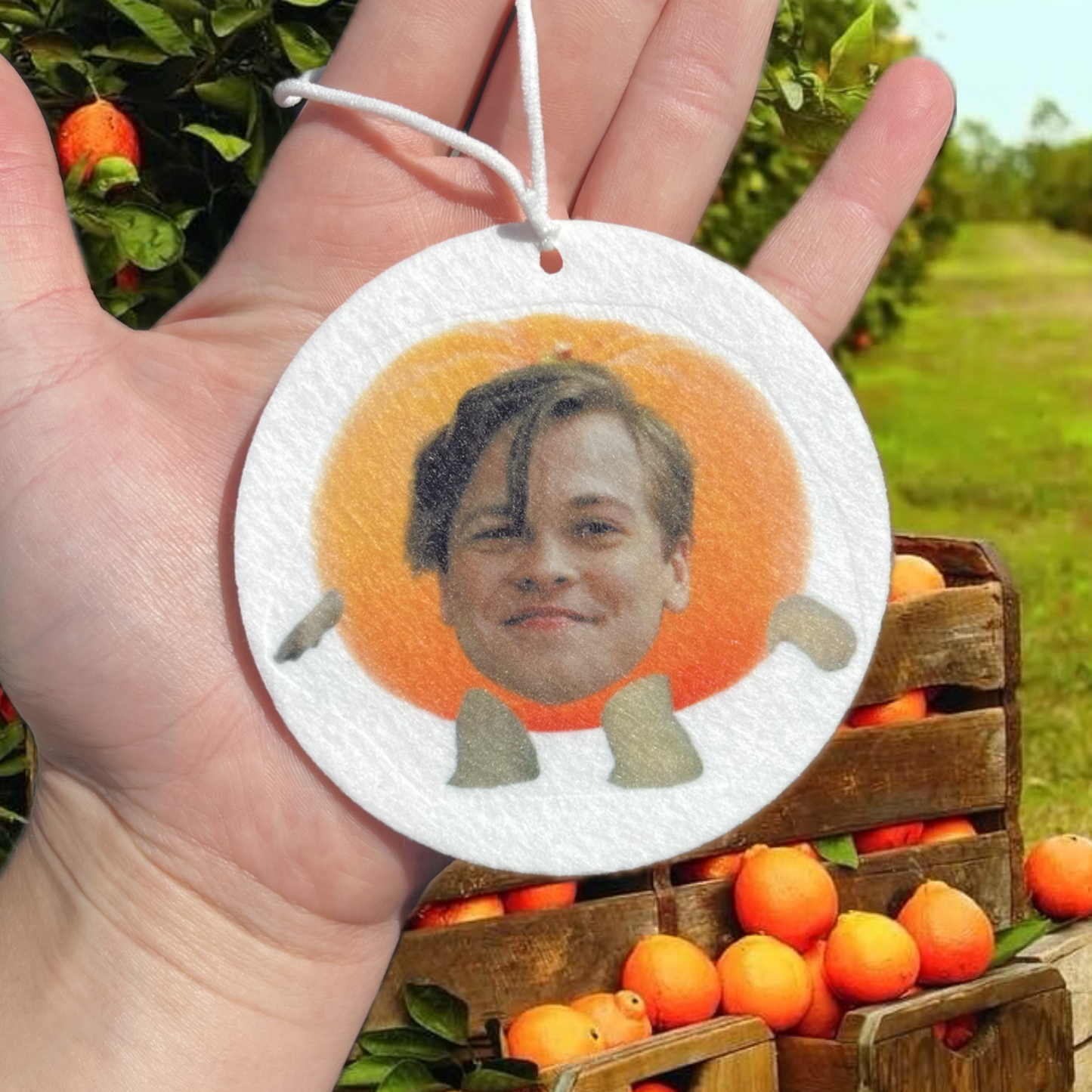 Orange Jack car freshener