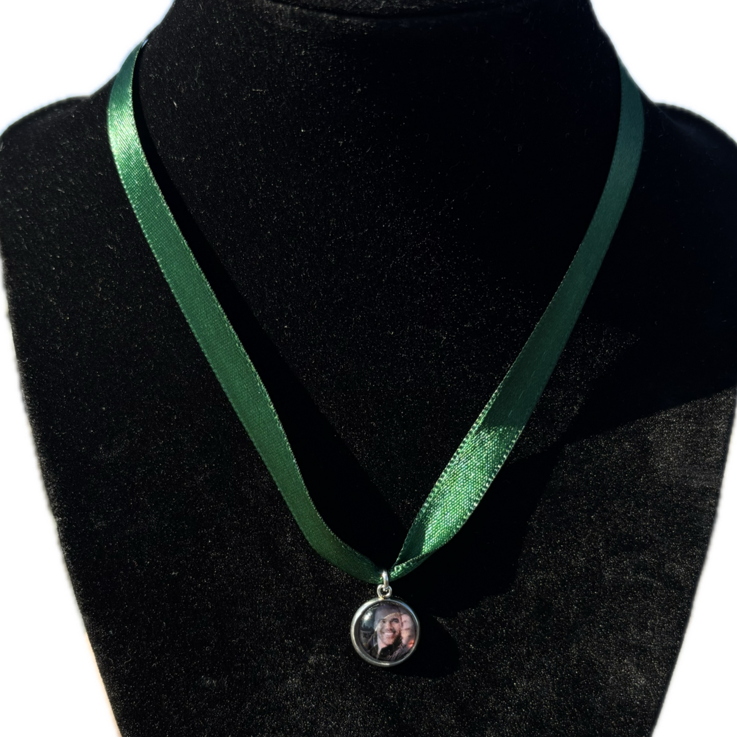 Derek Morgan ribbon necklace