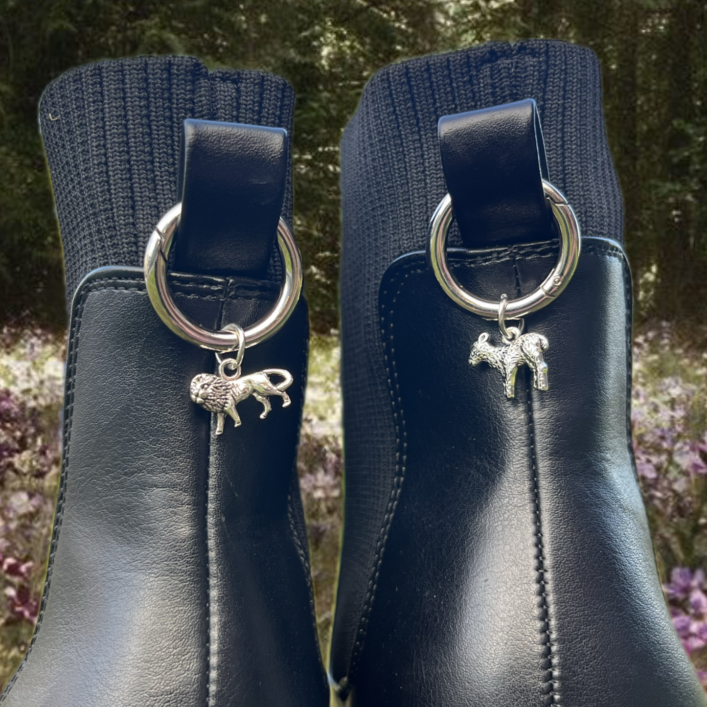 Lion & the Lamb boot charms