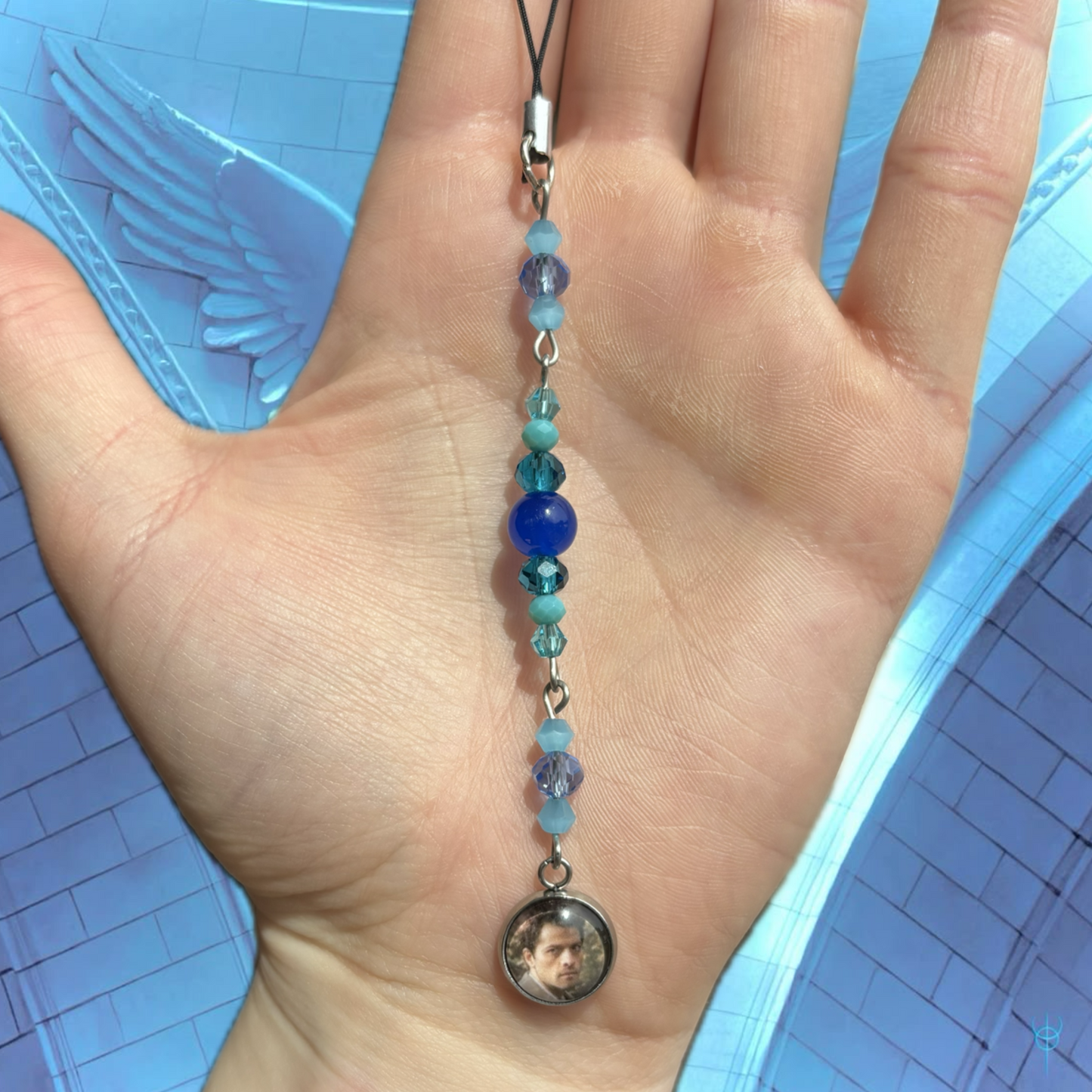 Castiel phone charm