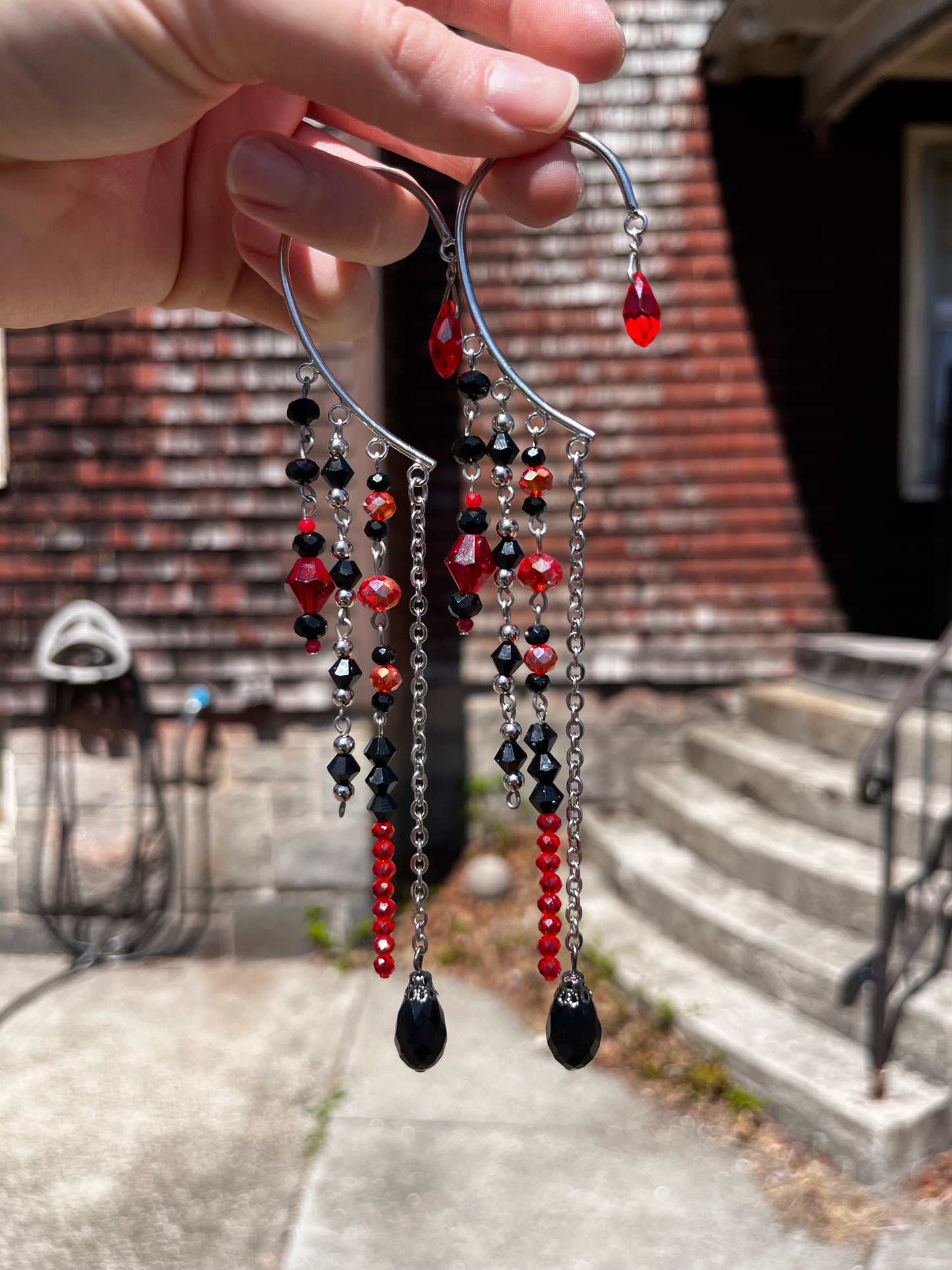 Darth Vader/ Sith ear cuffs