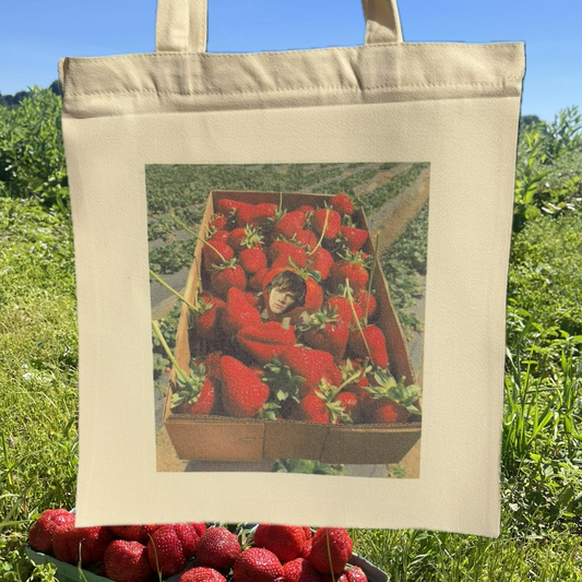 Where’s Strawberry Sam? tote bag