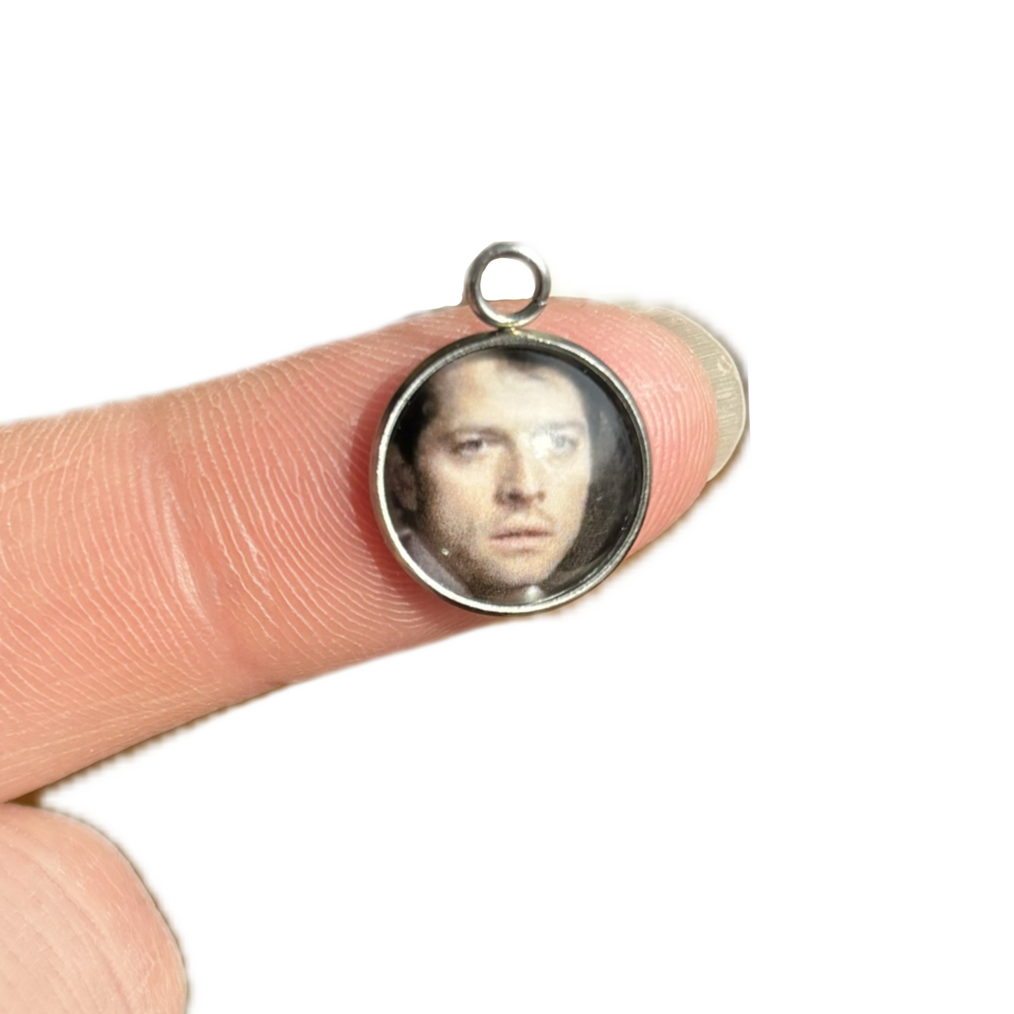 Castiel phone charm