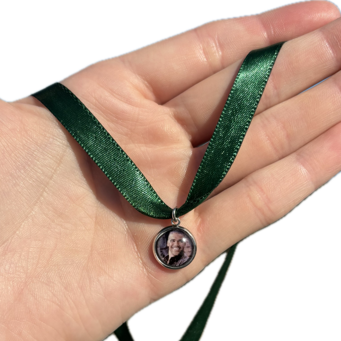 Derek Morgan ribbon necklace