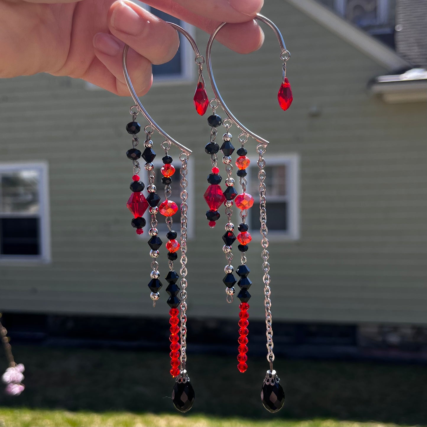 Darth Vader/ Sith ear cuffs