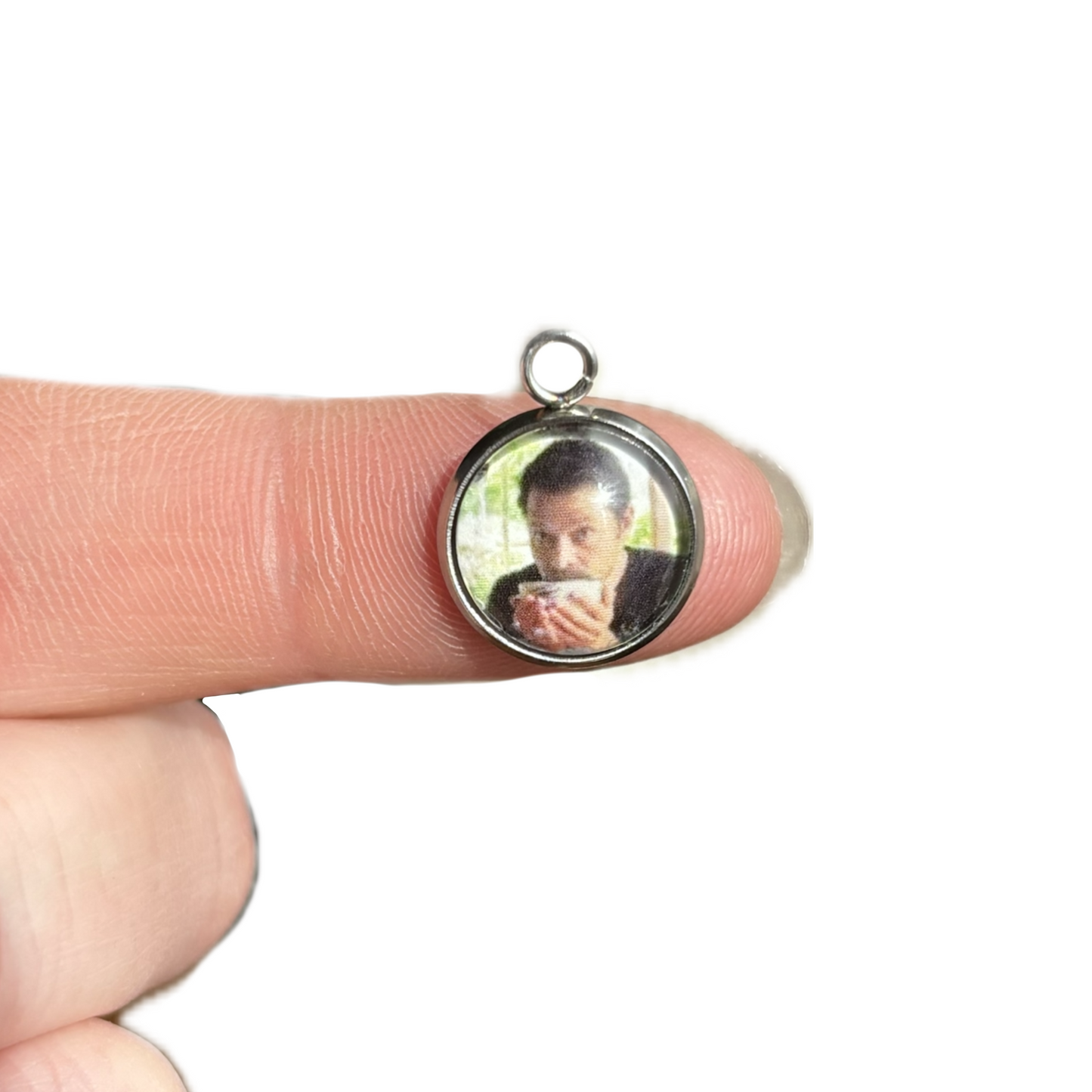 Castiel phone charm