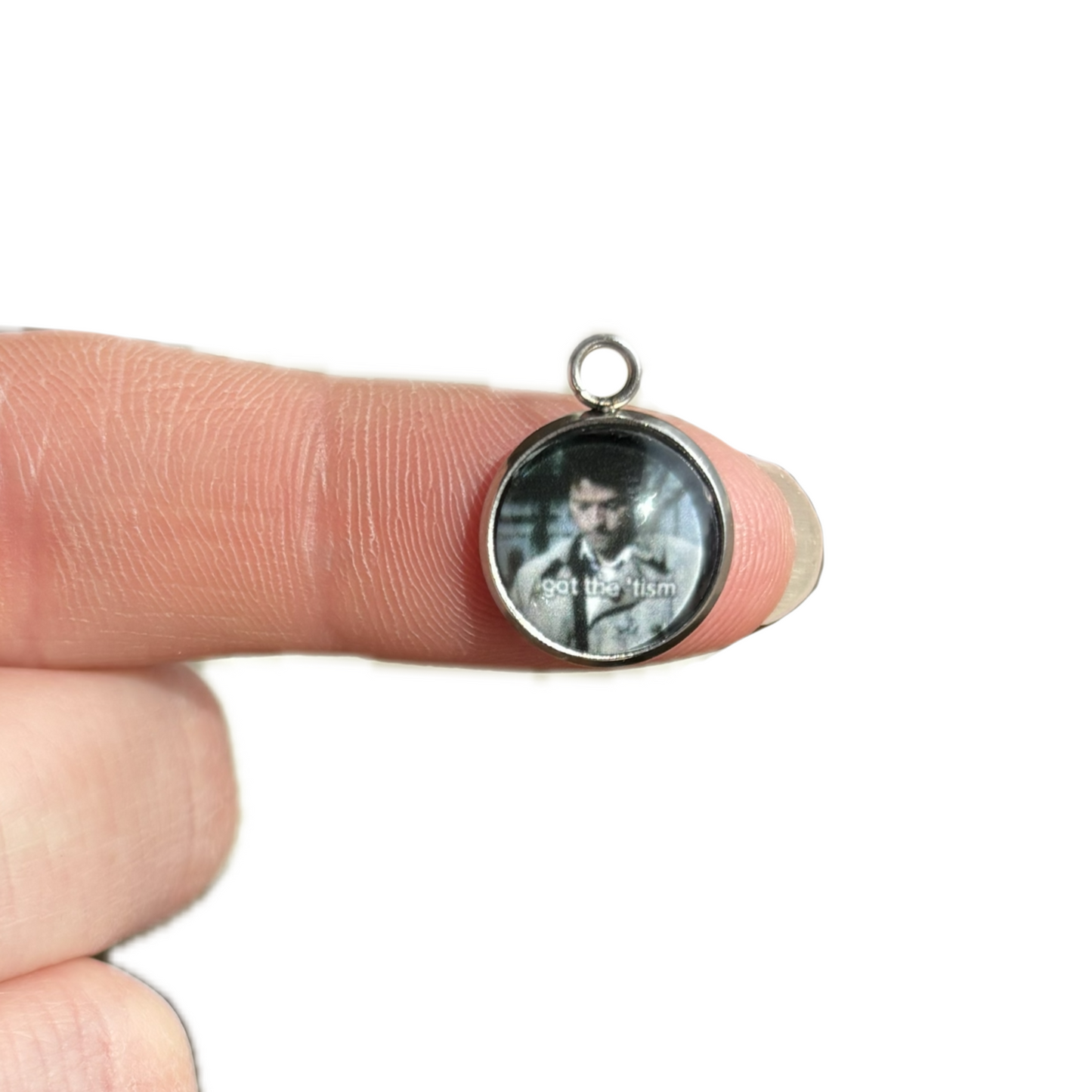 Castiel phone charm