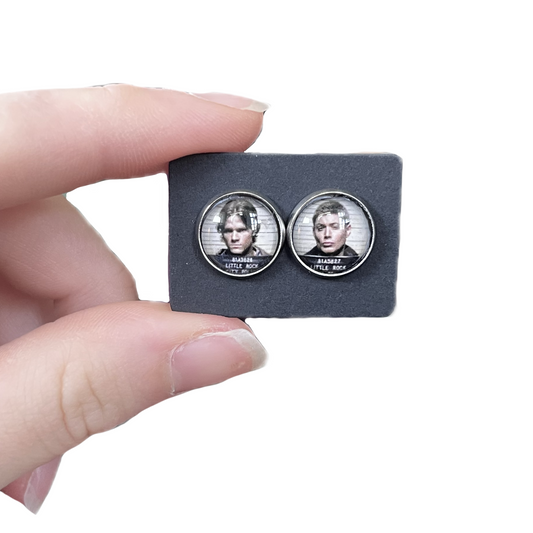 Pretty Boy Jailbirds stud earrings