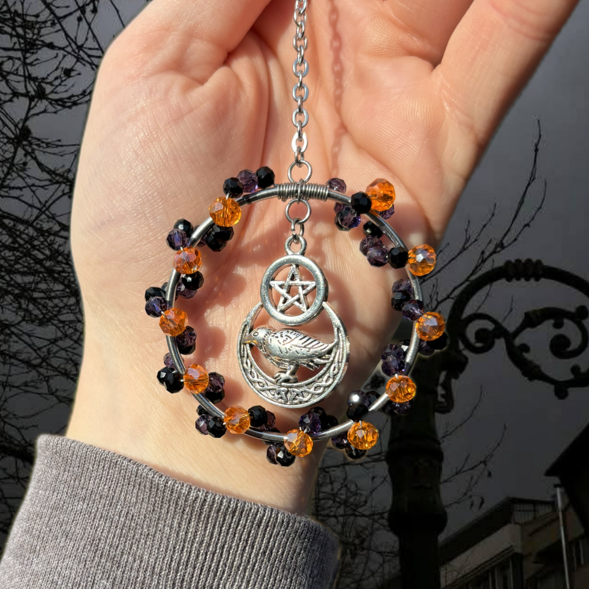 Bewitched Nevermore suncatcher