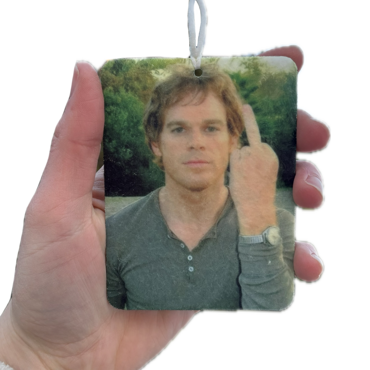 Silly Dexter Morgan car fresheners