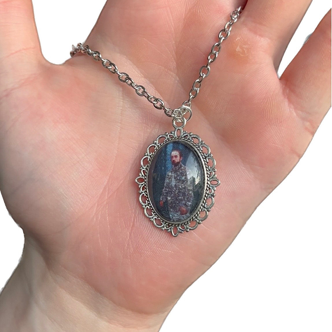 This is the skin of a killer Bella - meme necklace