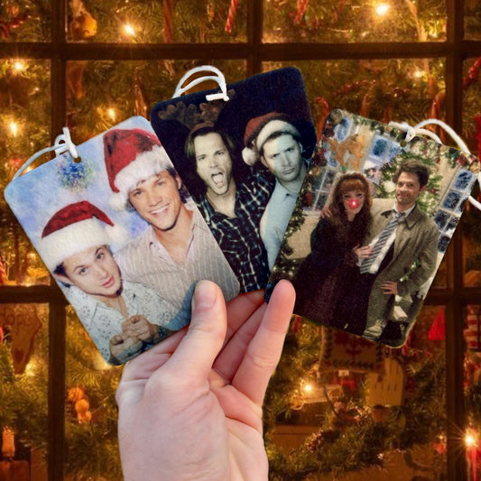 Supernatural Christmas car fresheners
