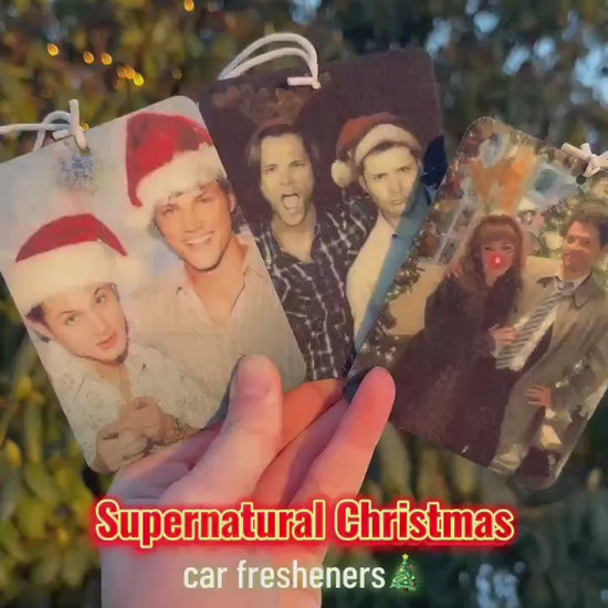 Supernatural Christmas car fresheners