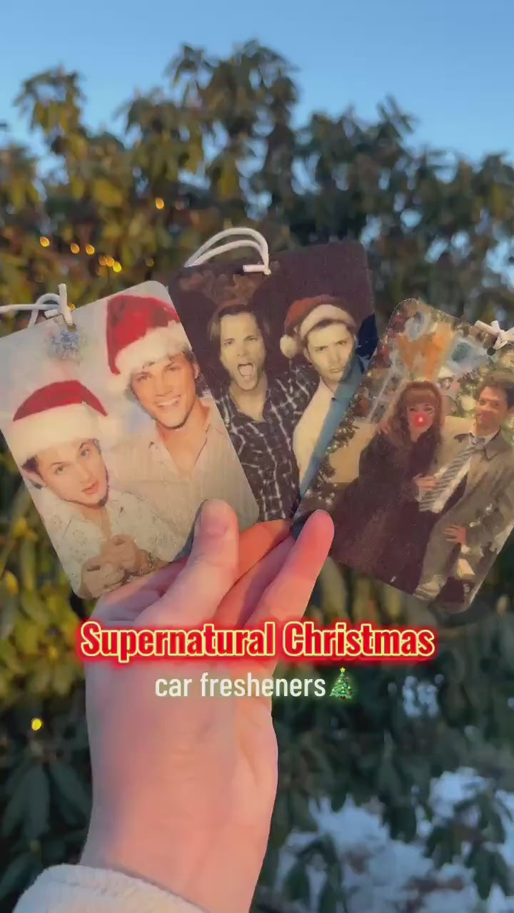 Supernatural Christmas car fresheners